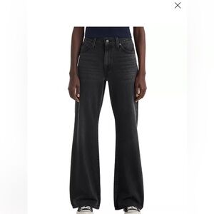 Womens Levi wide leg denim jeans